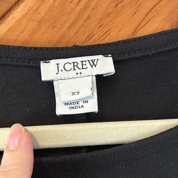 J.Crew black ruffle sleeve sheath dress - Picture 4 of 5